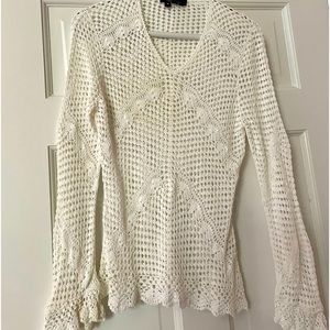 Woman’s crocheted dressy top